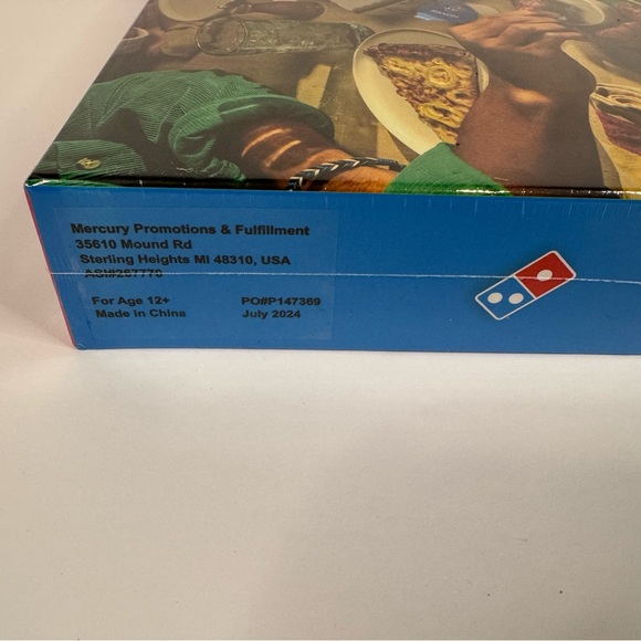 New Sealed 2024 Dominos Pizza 1000 Piece Jigsaw Puzzle “Hungry For More” - Picture 5 of 6